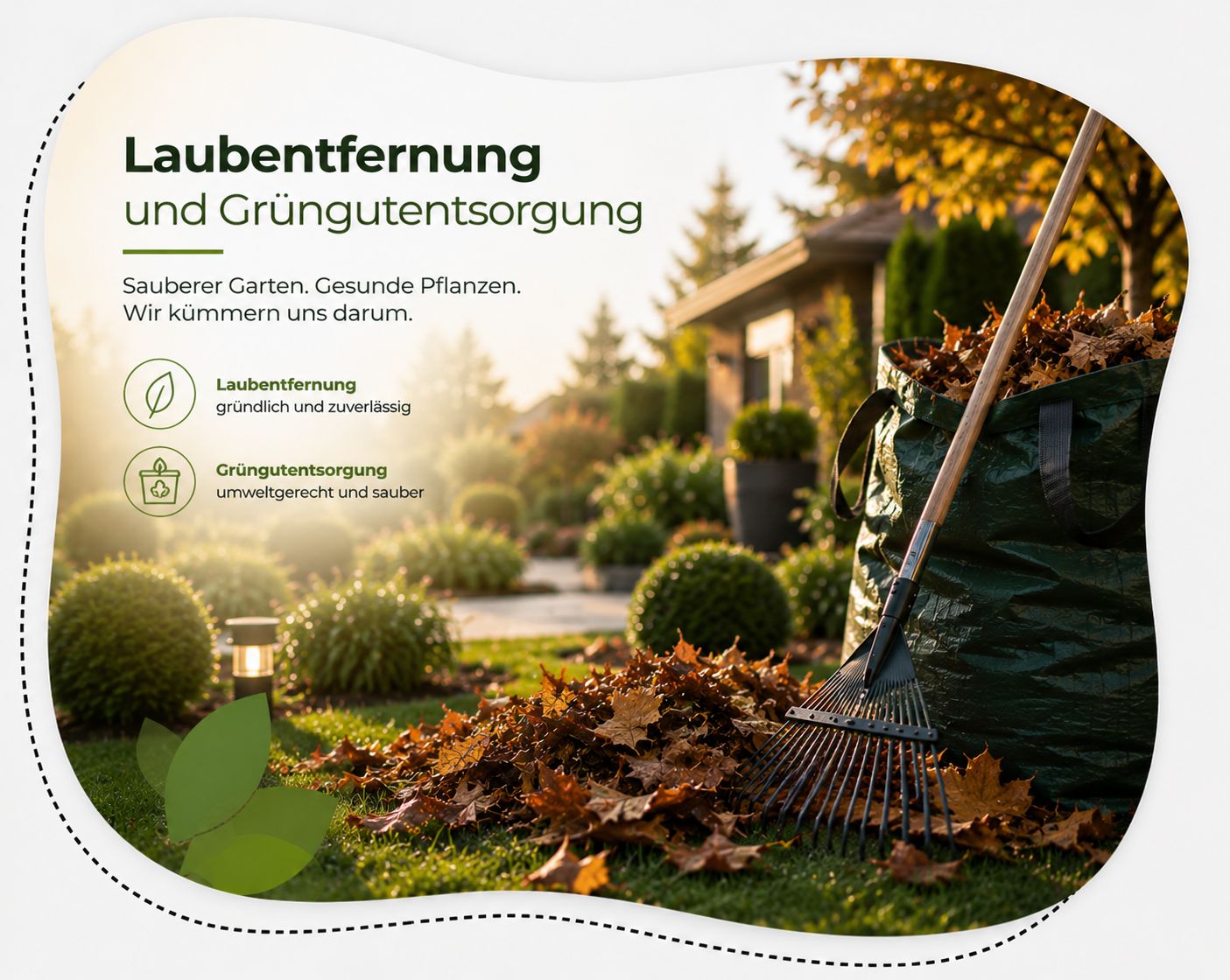 Laubentfernung und Grüngutentsorgung
